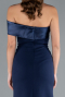 Robe de Soirée Longue Bleu Marine ABU4832