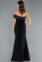 Robe de Soirée Longue Noir ABU4832
