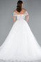 Robes de Mariage Longue Blanc ABG126