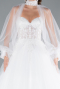 Robe de Mariée Grande Taillev Longue Blanc ABG148