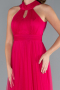 Robe De Soirée Longue Fushia ABU3252