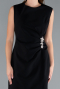 Robe De Fête Grande Taille Midi Noir ABK2190
