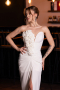Robe de Soirée Longue Blanc ABU4800