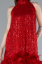 Tenue de Soirée Courte Rouge ABK2348