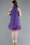 Tenue de Soirée Courte Violet ABK2348