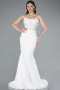 Robe de Mariée Grande Taillev Longue Blanc ABG128
