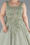 Robes De Soirée Grande Taille Longue Menthe ABU3747