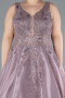 Robes De Soirée Grande Taille Longue Lavande ABU4557