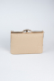 Sac de Soirée Luxe Cuir dentelé Vison KC126