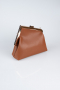 Sac de Soirée Cuir Tabac KC475