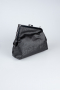 Sac de Soirée Cuir dentelé Noir KC475