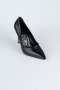 Stiletto Cuir Verni Noir AB1133