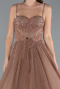 Robes De Soirée Grande Taille Longue Cuivre ABU4489