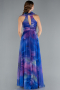 Robe de Soirée Longue Violet ABU4901