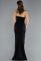 Robe de Soirée Longue Noir ABU4891