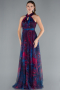 Robe De Cérémonie Longue Vert Pétrole ABU674