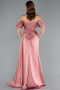 Robe De Soirée Satin Longue Pelure D'oignon ABU2661