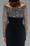 Robe de Soirée Longue Noir ABU4896