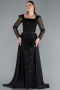 Robe de Soirée Longue Noir ABU4603