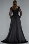 Robe de Soirée Longue Noir ABU4603