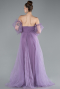 Robe De Soirée Longue Lilas ABU2076