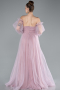 Robe De Soirée Longue Poudre ABU2076