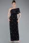 Robe de Cérémonie Midi Noir ABK2337