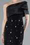 Robe de Cérémonie Midi Noir ABK2337