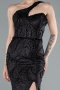 Robe De Soirée Longue Noir ABU4697