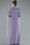 Robe de Soirée Grande Taille Longue Lavande ABU4936