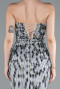 Robe Queue de Poisson Longue Gris ABU5114