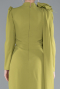 Robe de Soirée Grande Taille Longue Pistache vert ABU4938