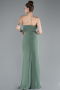 Robe De Soirée Longue Kaki ABU4213