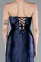 Robe de Soirée Longue Bleu Marine ABU4944