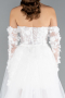 Robes de Mariage Mini Blanc ABG133