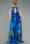 Robe De Soirée Grande Taille Longue Vert d'Eau ABU4902