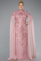 Robe Grande Taille Longue Poudre ABU4935