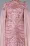 Robe Grande Taille Longue Poudre ABU4935