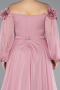 Robe De Soirée Grande Taille Mousseline Longue Poudre ABU4131