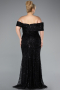Robe Grande Taille Longue Noir ABU4947