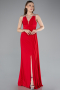 Robe de Soirée Longue Rouge ABU4967