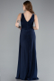Robe de Soirée Longue Bleu Marine ABU4967