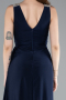 Robe de Soirée Longue Bleu Marine ABU4967