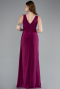 Robe de Soirée Longue Prune ABU4967