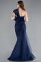 Robe de Soirée Longue Bleu Marine ABU4969