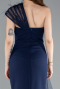 Robe de Soirée Longue Bleu Marine ABU4969