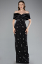 Robe de Soirée Longue Noir ABU4973