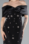 Robe de Soirée Longue Noir ABU4973