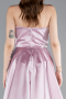 Robe De Soirée Satin Longue Poudre ABU4561