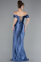 Robe De Soirée Longue Indigo ABU3611